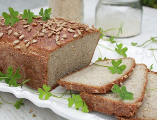 PAN DE MOLDE SIN GLUTEN MULTICEREALES CON HARINA DE ALMENDRAS Y SÉSAMO